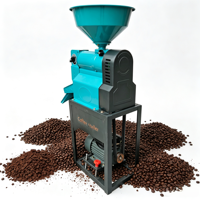 Machine professionnelle de traitement du café pour usage domestique et commercial, décortiqueuse de grains à grande vitesse, faible taux de dommages, équipement de décorticage du cacao