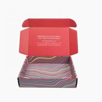 Pliable boîte d'expédition en papier ondulé pour enfants vêtements et costumes avec propre logo
