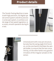 Zhongchuang WDS-2000N - Máquina de Ensayo de Tracción de Columna Única con Pantalla Digital, 5kN, Universal, para Pruebas de Resistencia de Materiales, Proveedor de Laboratorio