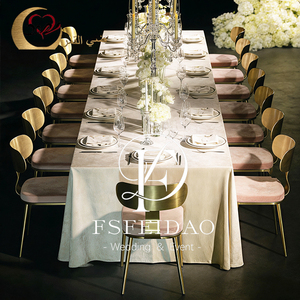 Modern Luxury Gold Stainless Steel Wedding <b>Chair</b> for Outdoor Events Parties Apartment & Living Room Use - Product Image 5