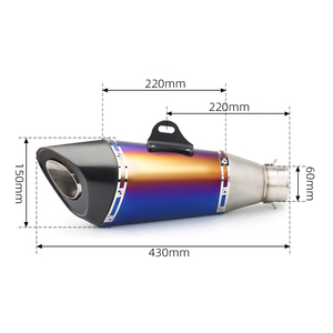 <span class=keywords><strong>Silencieux</strong></span> d'échappement universel pour moto 60 mm <span class=keywords><strong>Yoshimura</strong></span> R11 pour GSXR750 RS660 CBR650R R6 675SR-R SRK600 ZX820RR S1000RR - Product Image 4