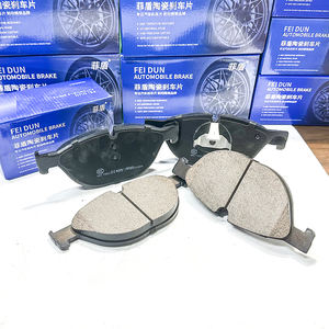 Discos de freno de coche de piezas de automóviles de cerámica sin ruido pastillas de freno automotrices para Skoda Enyaq iV Fabia Combi Fabia Monte Carlo - Product Image 1