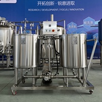 Chariot de nettoyage mobile CIP 100L Système de nettoyage CIP 100L Équipement de brassage de bière artisanale Solution clé en main pour brassage de bière à domicile