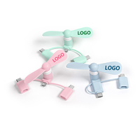Mini ventilateur portable 3 en 1 pour téléphone portable, refroidisseur pour Android Type-C Micro USB C pour iPhone, téléphone mobile