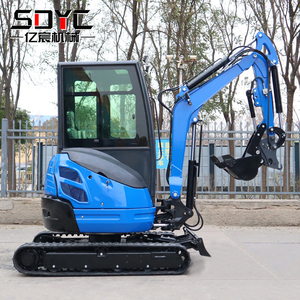 Expédition gratuite dans l'UE, excavatrice à moteur EPA, excavatrice hydraulique sur chenilles de 2,5 tonnes, mini-excavatrices avec cabine - Product Image 5