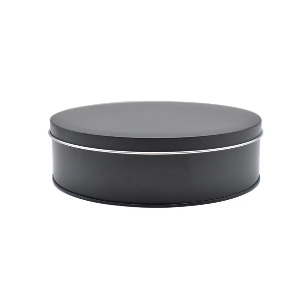 6.6Inch 8Inch Round Food Safe Cake Premium Cookie Tin Gift Container Metal Storage Can