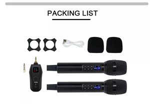 BT <b>Microphone</b> Cordless UHF Handheld Mic With Rechargeable Receiver With 3.5mm Connector AUX for Amplifier Speaker - Product Image 6