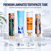 Tube de dentifrice rétractable et pliable en aluminium-plastique avec bouchon à vis – Économisez la pâte restante, réduisez les déchets