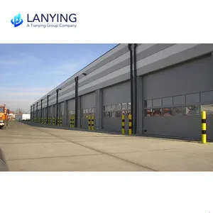 室外工业钢结构大尺寸重型两层铝钢框架仓库
