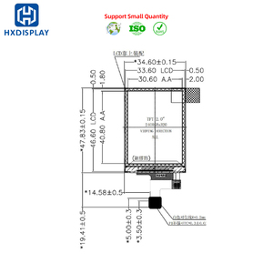<span class=keywords><strong>2</strong></span> <span class=keywords><strong>inch</strong></span> Độ phân giải cao 480*480 TFT LCD Đồng hồ đeo tay RGB Giao diện màn hình cảm ứng LED Đèn nền st7701s điều khiển IC 280 độ sáng - Product Image 6