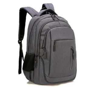 Water Resistant Oxford Cloth College School Business Laptop Backpack Bag With USB Charging Port And Earphone Hole