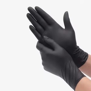 Lot de 100 gants jetables en nitrile, haute élasticité, stériles, épais, de protection, pour l'industrie, la restauration et le nettoyage - Product Image 4