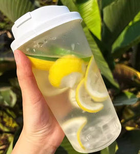 ถ้วยพลาสติกแบบใช้แล้วทิ้งสำหรับฉีดน้ำนมชาผลไม้สำหรับร้านค้าถ้วยชายทรงตรงขนาดตันตันปรับแต่งได้ตามต้องการ - Product Image 4