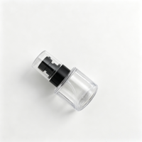 Flacon pompe cylindrique en PET de 60 ml pour sérum, emballage cosmétique pour parfum, huile pour le visage, lotion, couleur personnalisée, logo, sérigraphie, OEM