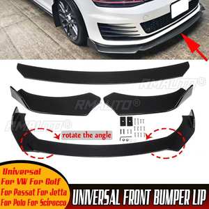 ลิ้นกันชนหน้ารถยนต์แบบสากล สำหรับ VW Golf MK5 MK6 MK7 CC Passat Jetta Polo Scirocco - Product Image 1