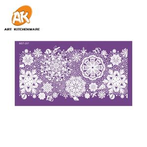 Pochoirs pour gâteau en forme <span class=keywords><strong>de</strong></span> flocons <span class=keywords><strong>de</strong></span> <span class=keywords><strong>neige</strong></span>, 18 pièces, pour glaçage, décorations <span class=keywords><strong>de</strong></span> mariage, anniversaire - Product Image 3