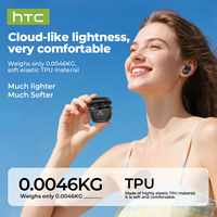 HTC NE16 AI Mini Écouteurs Sans Fil Bluetooth 6.0 Amélioration Basses-Aigus Annulation de Bruit ENC HD pour Appels TWS