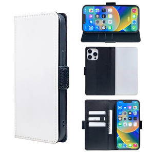 Commercio all'ingrosso stampa a sublimazione Flip Cover fibbia in pelle per il caso di iPhone 11 Pro per Max 12 Mini 13 Pro-portafoglio carta <span class=keywords><strong>Hol</strong></span> - Product Image 5