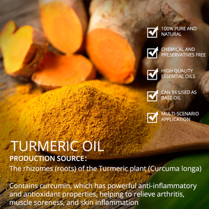 Huile essentielle de curcuma 100% pure et biologique pour les soins de la peau et des cheveux, huile hydratante de qualité cosmétique, huile de racine, vente en gros, étiquette privée, faible MOQ - Product Image 2