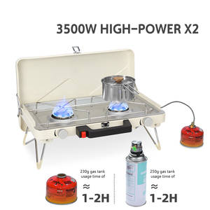 Fogão Portátil para Camping Utensílios de Cozinha Fogão a Gás para Churrasco Fogão Moderno para Camping - Product Image 5