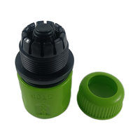 Connecteur rapide en plastique de 1/2 pouces avec butée pour outils de jardin et raccords d'eau pour tuyau d'arrosage