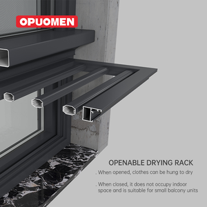 Fenêtre à battant en aluminium certifiée AS2047 caractéristique <span class=keywords><strong>coulissante</strong></span> moderne isolation efficace des insectes en acier pour <span class=keywords><strong>une</strong></span> utilisation extérieure de cuisine - Product Image 3