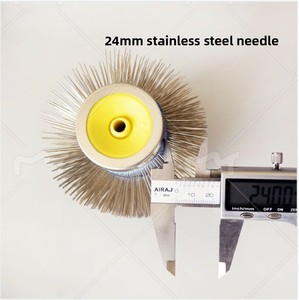 6/9/10/20 Inch Industrial OEM Self-Level <strong>Spiked</strong> <strong>Roller</strong> with Steel Needle for Removing Bubbles - Product Image 4