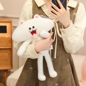 Juguete de Peluche de Gato OEM/ODM - Colores y Diseños Personalizables, Gato Estúpido Personalizado con Lengua Fuera, Meme para Regalos - Product Image 3