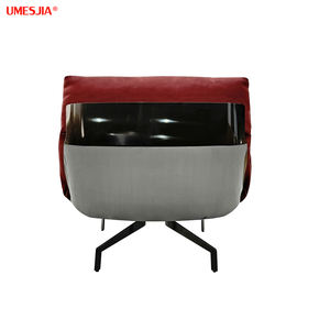 <span class=keywords><strong>Fauteuil</strong></span> <span class=keywords><strong>Club</strong></span> 57 en <span class=keywords><strong>cuir</strong></span> véritable, chaise longue avec pieds en métal, chaise de détente, coque en acier inoxydable - Product Image 5