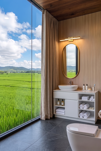 Luxury Mirror House Premium Nordic Design Prefab Cabin Modular Glamping Pod Prefabricated Houses - Product Image 6