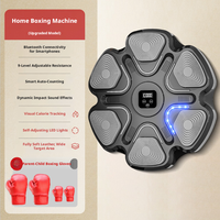 QIDIAN Smart PVC Music Boxing Machine, machine de boxe murale, entraîneur de boxe, exercice de réaction, cible murale pour hommes, femmes et enfants