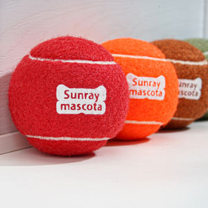 Sunraymascota produttore di palline da Tennis No-Squeaky all'ingrosso logo personalizzato interattivo per animali domestici palla giocattolo in gomma Pet palla da Tennis - Product Image 6