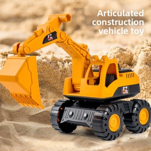 Superbe Véhicule d'Ingénierie à Inertie en Plastique, Jouet pour Enfants de 14 Ans et Plus, Camion Pelle à Sable Épais et Résistant aux Chutes pour la Plage - Product Image 3