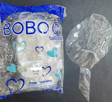 Blue bag-prestretched