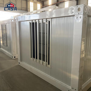 Maison pour <span class=keywords><strong>chien</strong></span> intérieure/extérieure robuste Assemblage facile Conteneur <span class=keywords><strong>à</strong></span> plat Maison en acier résistant aux intempéries - Product Image 3