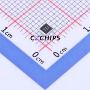 Résistance SMD FRC1210J751TS 1210 (Type : Film Épais) (Résistance : 750 Ohms Précision : 5%) - Product Image 1