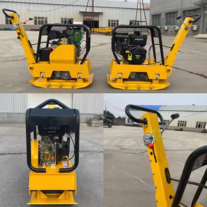 Alta Eficiência Robin <span class=keywords><strong>Engine</strong></span> Plate Compactor Estrada Construção Compactador Vibratório Máquina Diesel ou Fonte De Energia Elétrica - Product Image 6