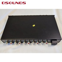9 bandes EQ9 Full Graphic Equalizer 6 Ch out Passive Crossover pour amplificateur de voiture Système audio