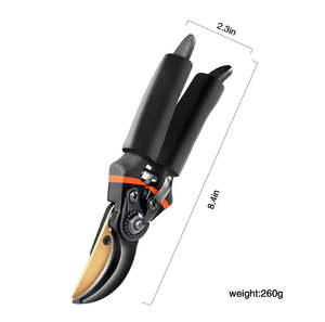 Vente flash - Sécateur de jardin léger en acier de qualité supérieure pour la taille des fleurs, des arbres fruitiers et du jardinage - Product Image 5
