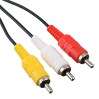 AV-Kabel für PS2 für PS3 HDTV Wired Audio Video Adapter 3RCA Stereo kabel Kunststoff für Playstation TV-Kabel