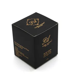 customized design full color printing gold foil skincare beauty paper box cosmetic packaging box for perfume