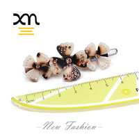 Xinmei acétate fleur pinces à cheveux accessoires pour filles pinces à cheveux avec strass bling épingle à cheveux bobby épingles à cheveux pour les femmes