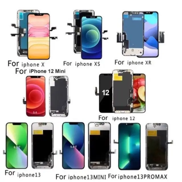 Phụ Tùng Thay Thế Màn Hình LCD Giá Bán Buôn Phụ Tùng Điện Thoại Di Động Cho Apple Iphone X XR XS Max