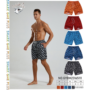 Pantaloncini da Spiaggia Arancioni da Uomo Shark One Plus Best Seller con Motivo Animale Impermeabili ad Asciugatura Rapida Stampa Digitale Esportazione Globale Abbigliamento da Spiaggia - Product Image 2