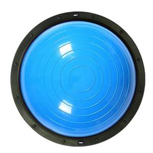 PP + PVC setengah-<span class=keywords><strong>ball</strong></span> Set untuk Yoga kebugaran pembakar lemak bola latihan dengan pompa kaki inti memperkuat bola keseimbangan - Product Image 5