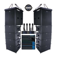 Sistema de Sonido Line Array Activo MORIN TW-10 PA de 10 Pulgadas