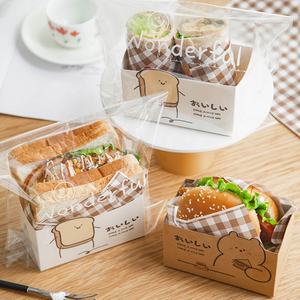 Caja de embalaje de fiesta de sándwiches Kraft Hotdog, productos horneados personalizados, caja de embalaje de Burrito biodegradable - Product Image 2