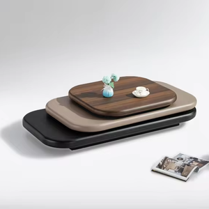 Hiện đại Thiết kế đơn giản fiberboard màu gỗ bề mặt bàn cà phê cho phòng khách giá rẻ hơn - Product Image 1