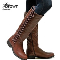 RTS Top vente en cuir pu chaussures de mode en gros dames femmes bottes