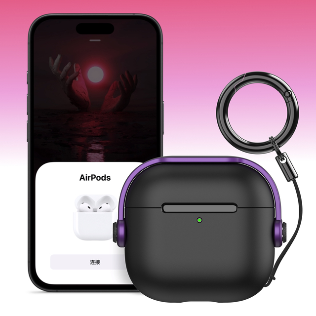 New Arrival Earphone case for airpods 4 Generation case Pc Protective Earphone Cover with Stand Music Cool Design 2024